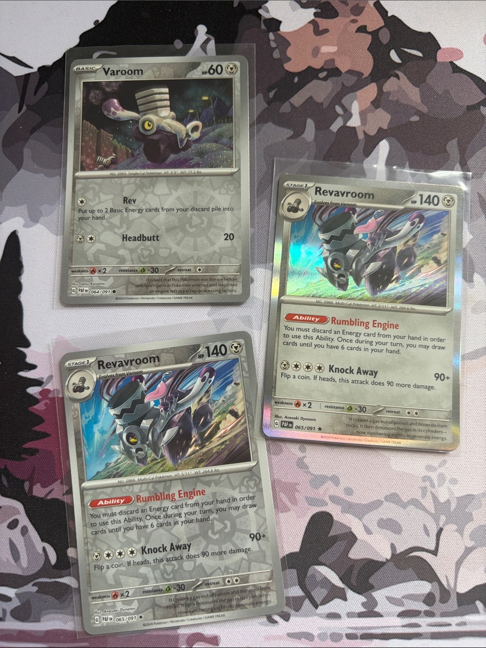 Varoom & Revavroom Pokémon Evolution Card Lot ⚙️ Reverse Holo | 3 Cards ✨5/$25✨